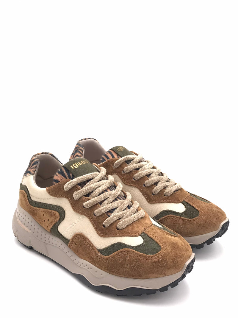 Sneakers Artika cognac-sabbia 2176100 COGNAC/SABBIA IGI&CO 