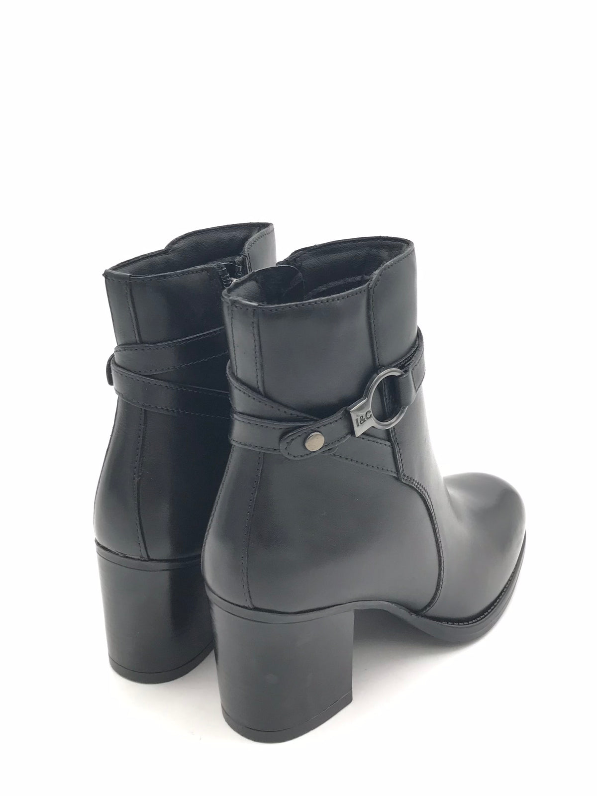 Tronchetto Giusy in pelle nera 2187700 NERO IGI&CO 