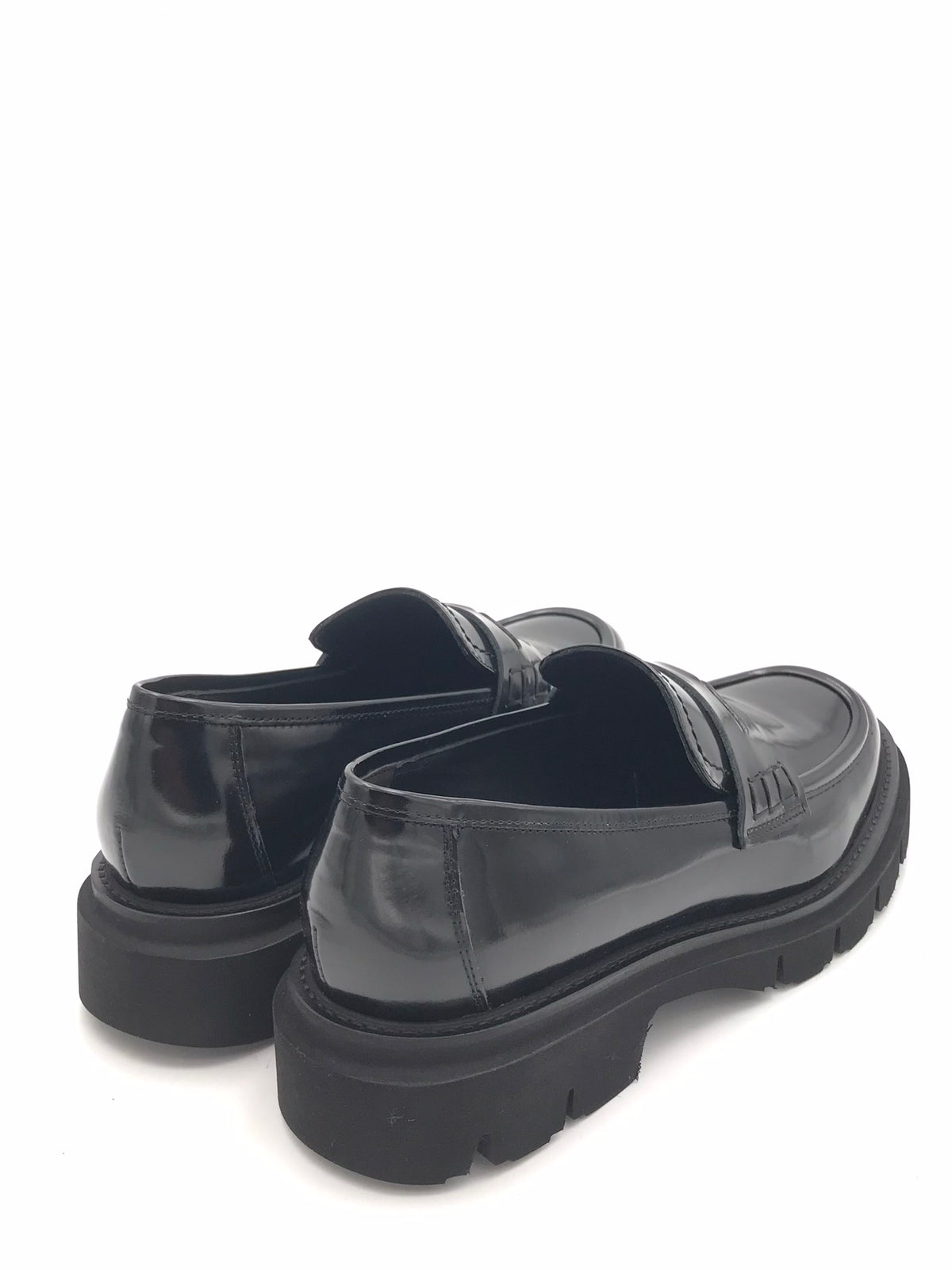 Mocassino All tall in pelle abrasivata nera L471M NERO LUCA GROSSI 