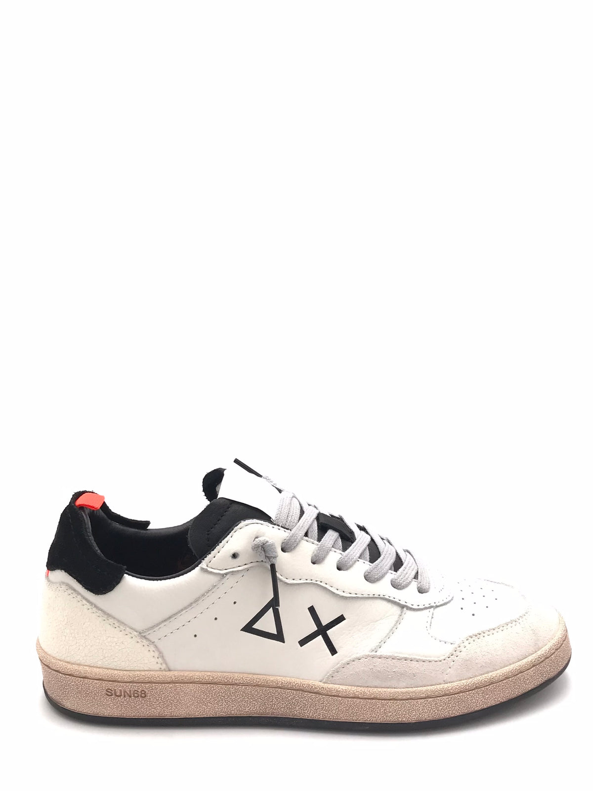 Sneakers Urban basket bianco-nero Z46146 BIANCA SUN 68 