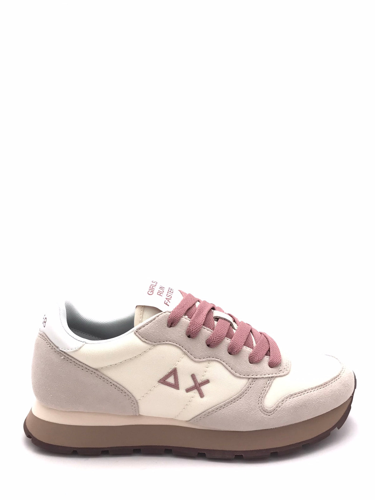 Sneakers Ally solid biaco-malva Z46201 PANNA SUN 68 