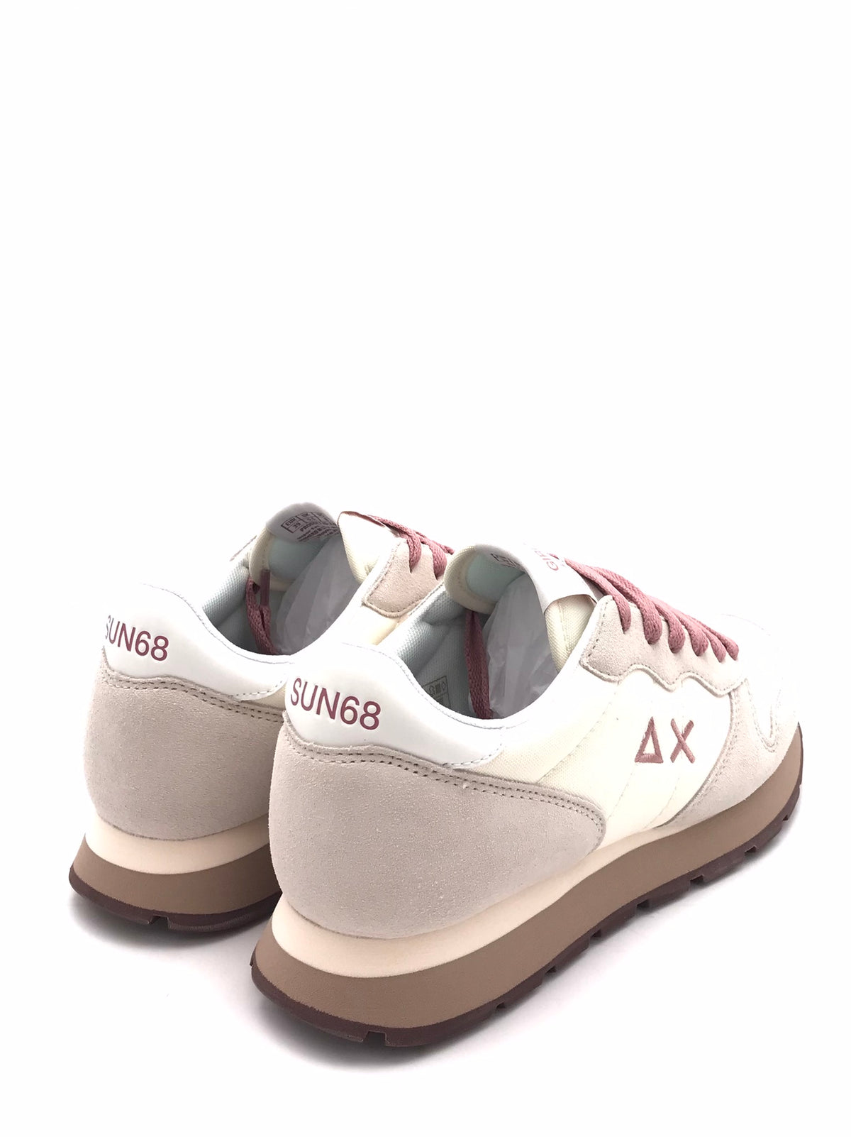 Sneakers Ally solid biaco-malva Z46201 PANNA SUN 68 