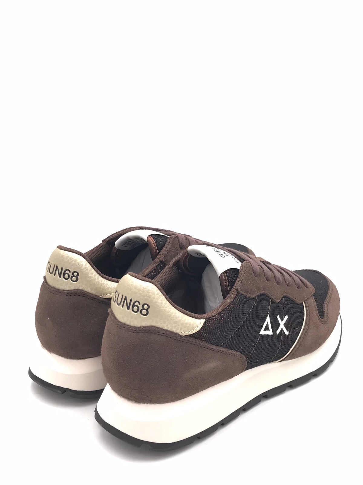 Sneakers Ally glitter textile marrone Z46204 MARRONE SUN 68 
