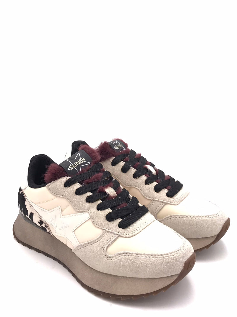 Sneakers Stargirl animalier bianca Z46224 BIANCA SUN 68 