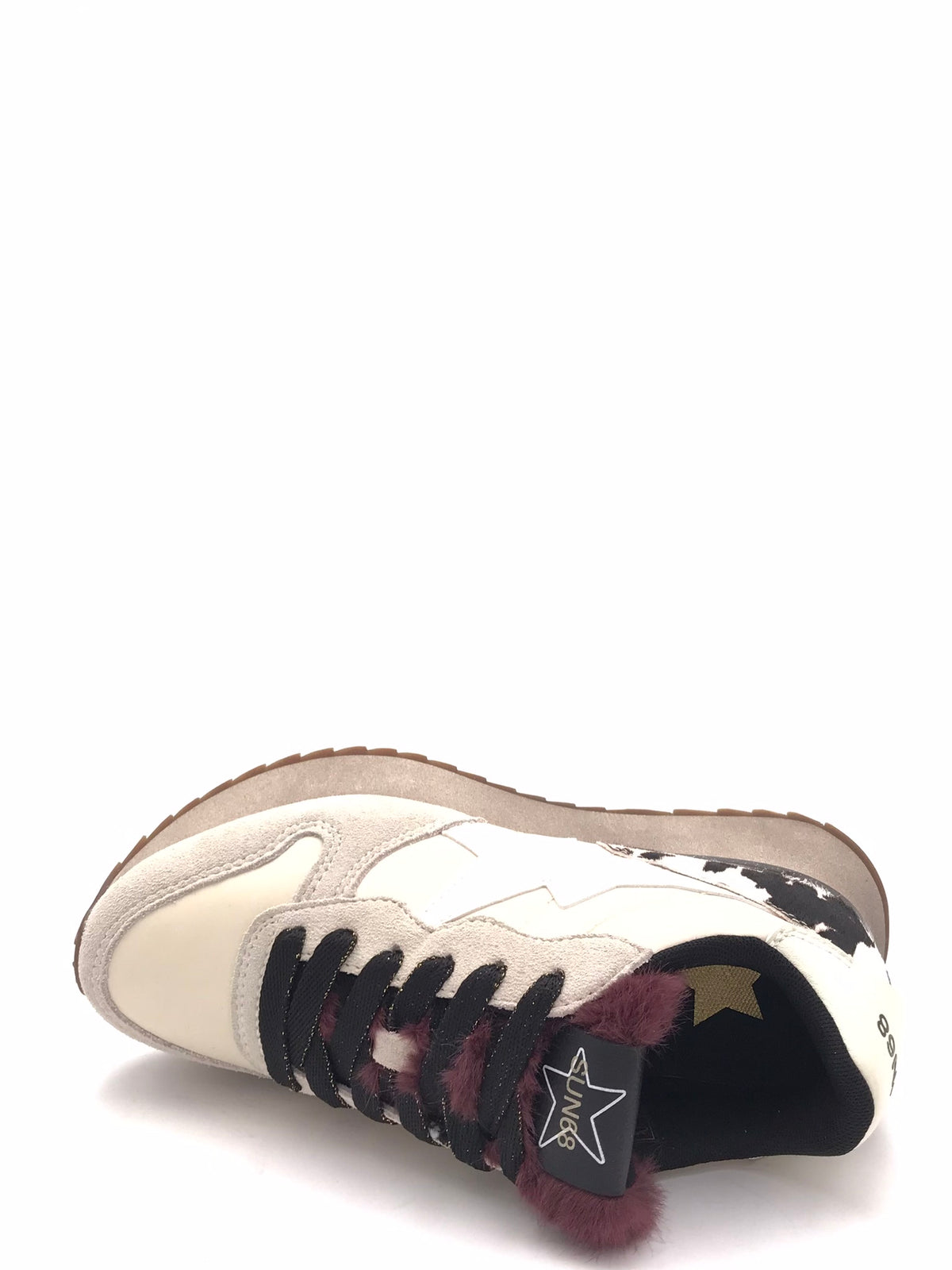 Sneakers Stargirl animalier bianca Z46224 BIANCA SUN 68 