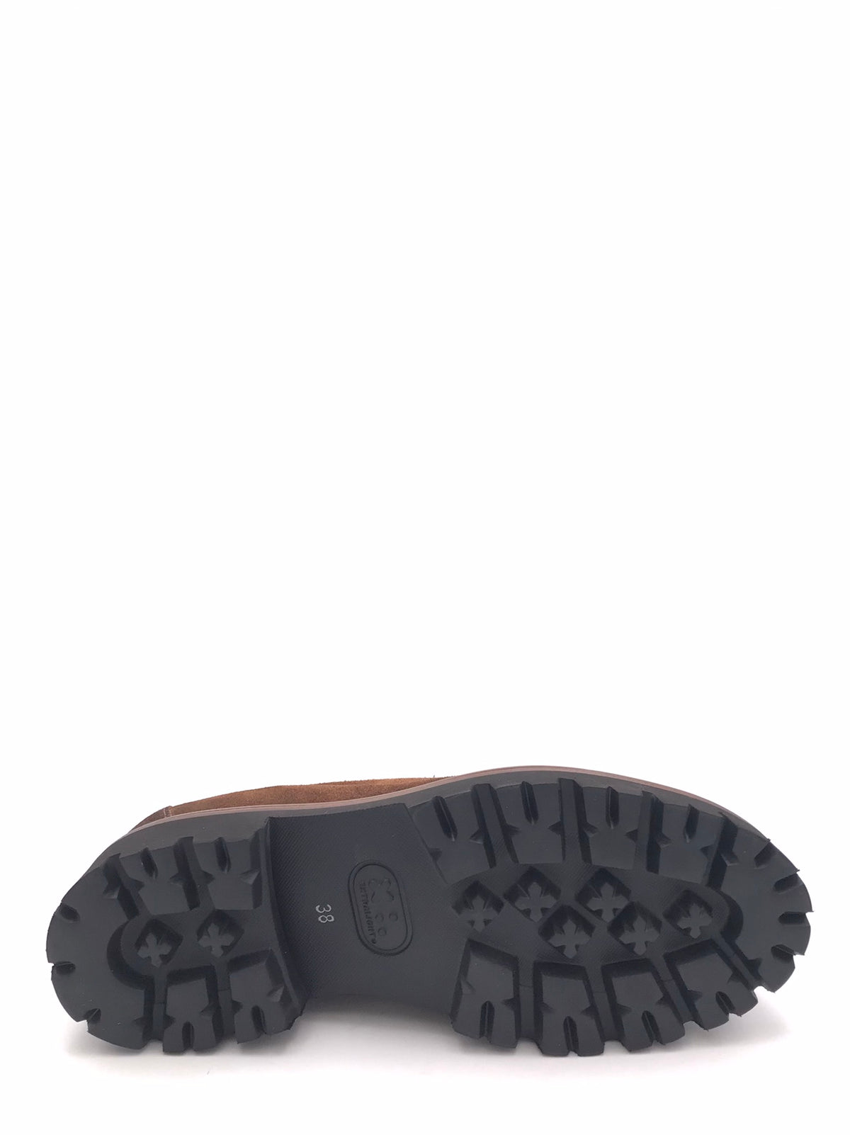 Scarpa ingegnere allacciata in crosta marrone 3225 MARRONE ZULIAN 