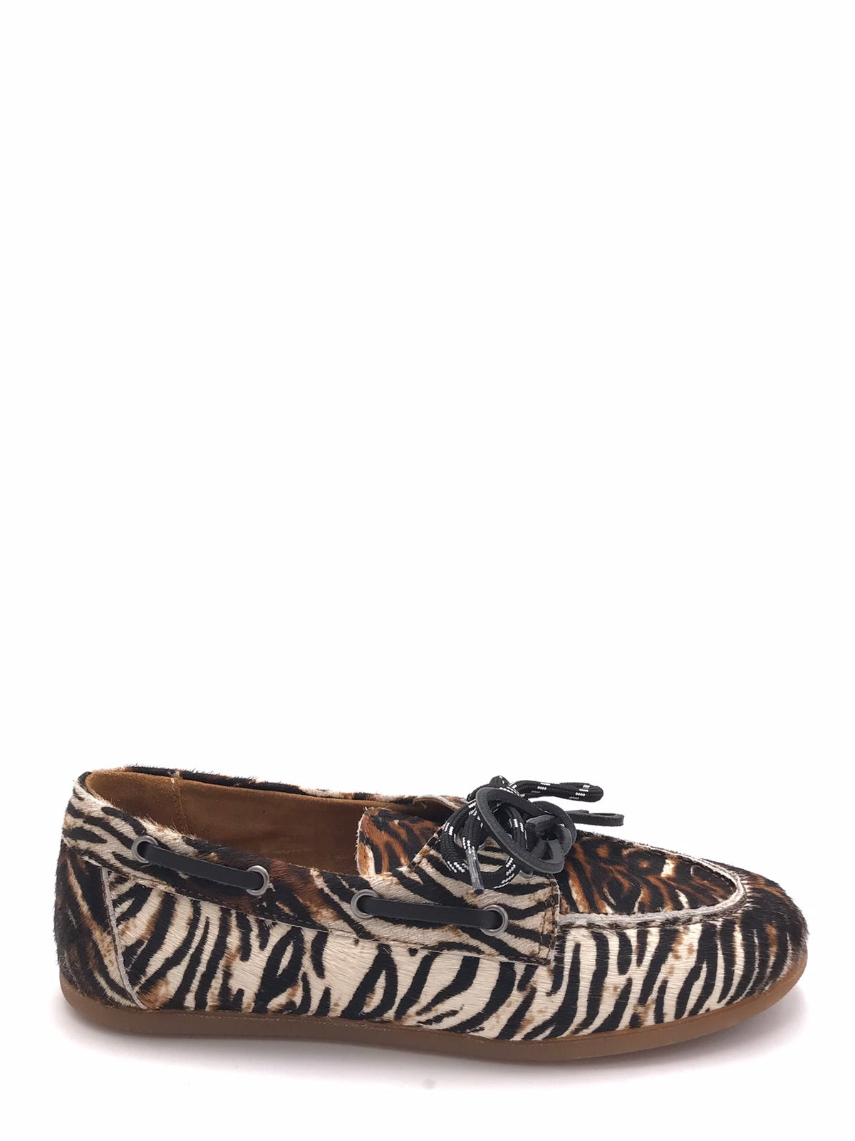 Mocassino barca allacciato in cavallino tigre 5120 2MULTICOLOR ZULIAN 