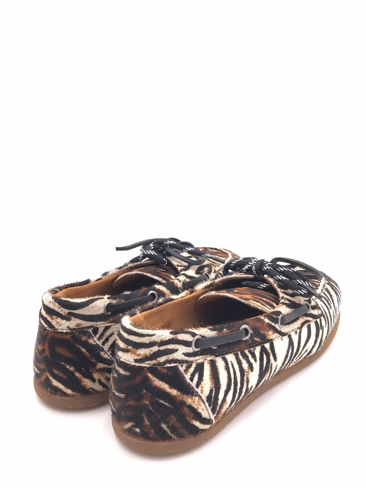 Mocassino barca allacciato in cavallino tigre 5120 2MULTICOLOR ZULIAN 