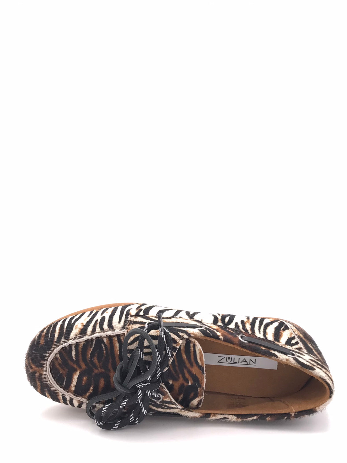 Mocassino barca allacciato in cavallino tigre 5120 2MULTICOLOR ZULIAN 