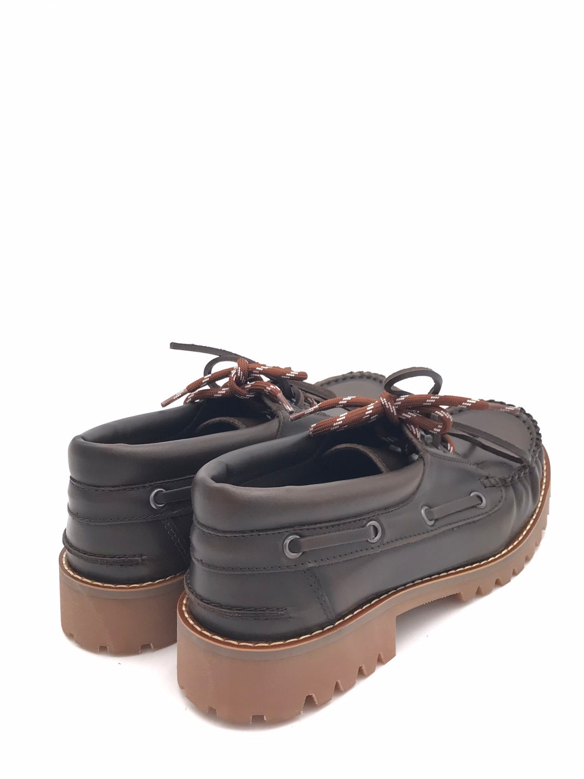Scarpa barca in pelle marrone 5406 MARRONE ZULIAN 