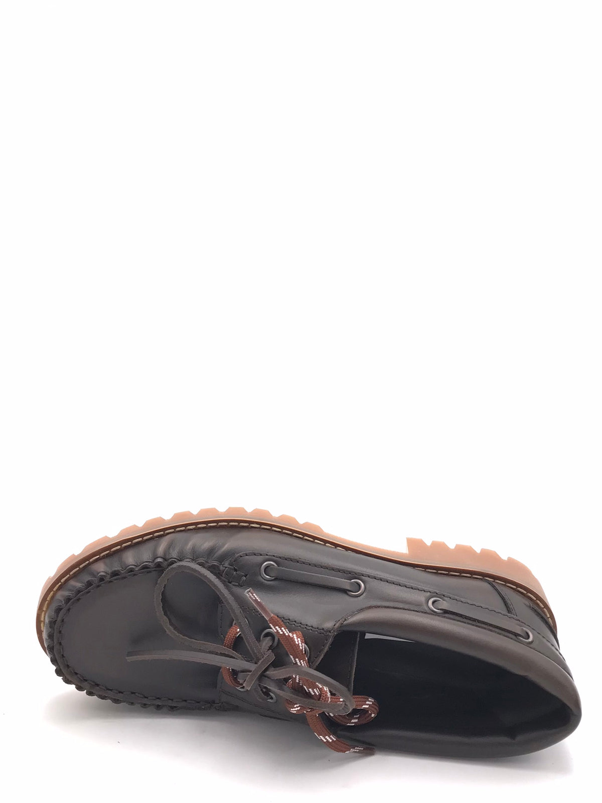 Scarpa barca in pelle marrone 5406 MARRONE ZULIAN 