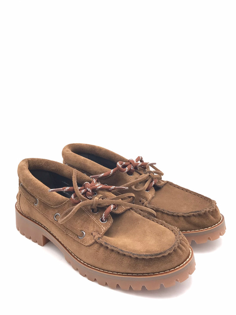 Scarpa barca in velour taupe 5406 TAUPE ZULIAN 
