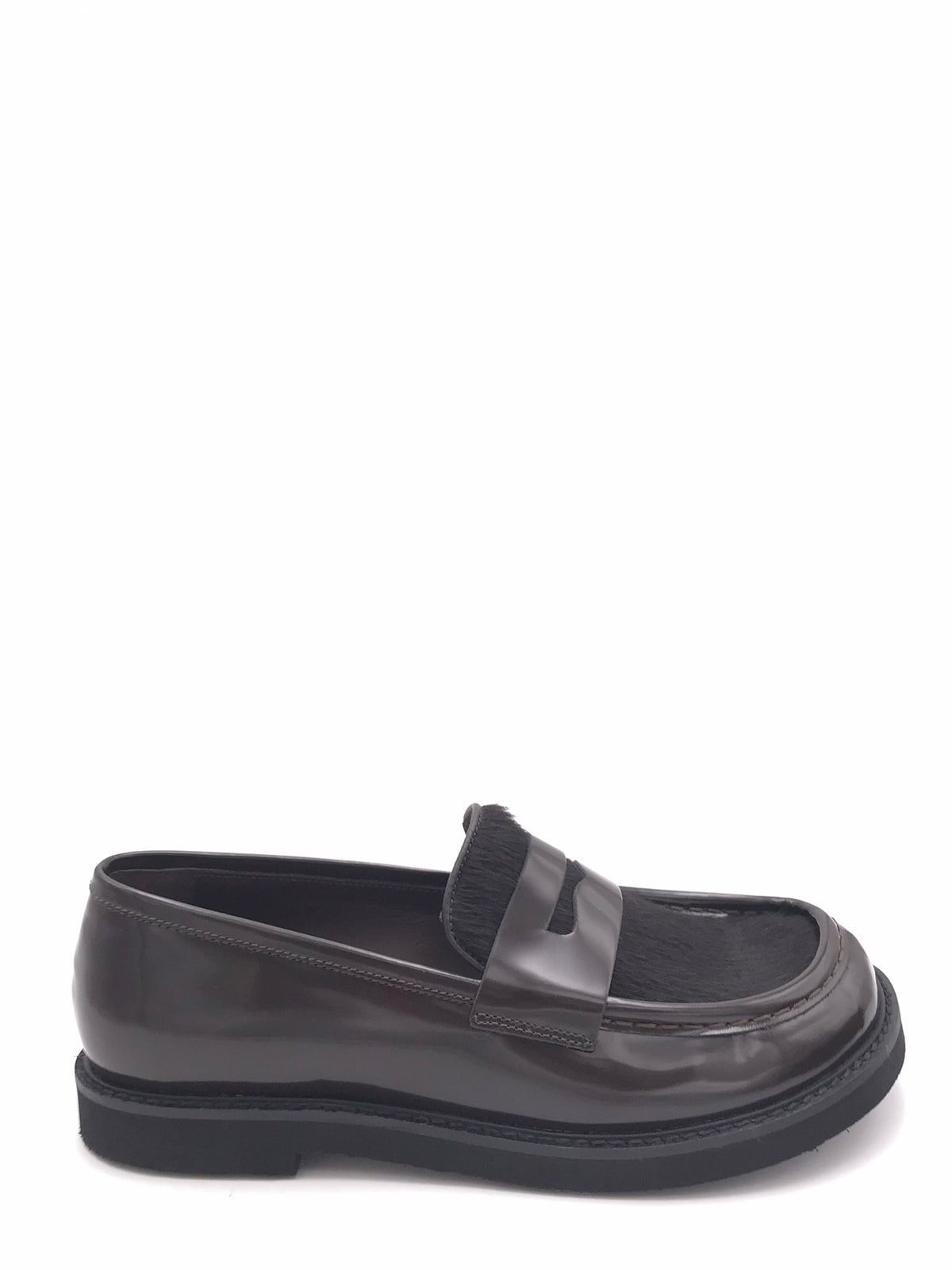 Mocassino Oliver in pelle spazzolata testa di moro 9711 TESTA DI MORO ZULIAN 