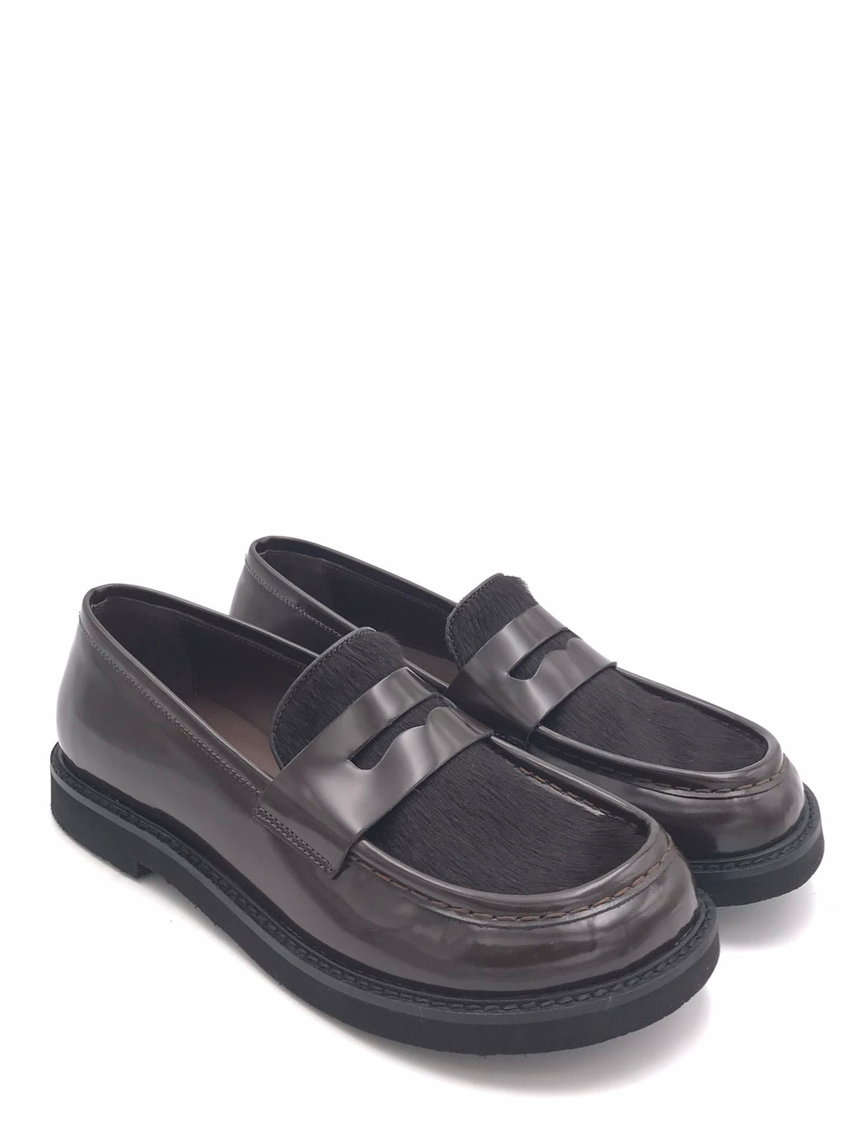 Mocassino Oliver in pelle spazzolata testa di moro 9711 TESTA DI MORO ZULIAN 