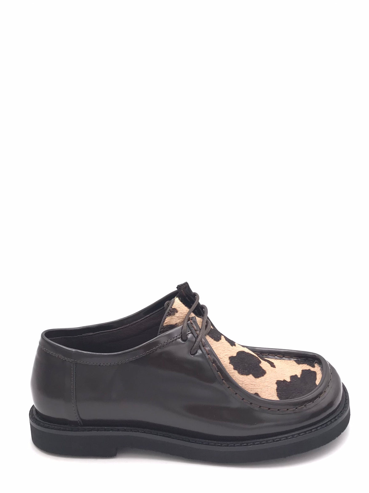 Scarpa ingegnere allacciata Oliver testa di moro 9730 TESTA DI MORO ZULIAN 