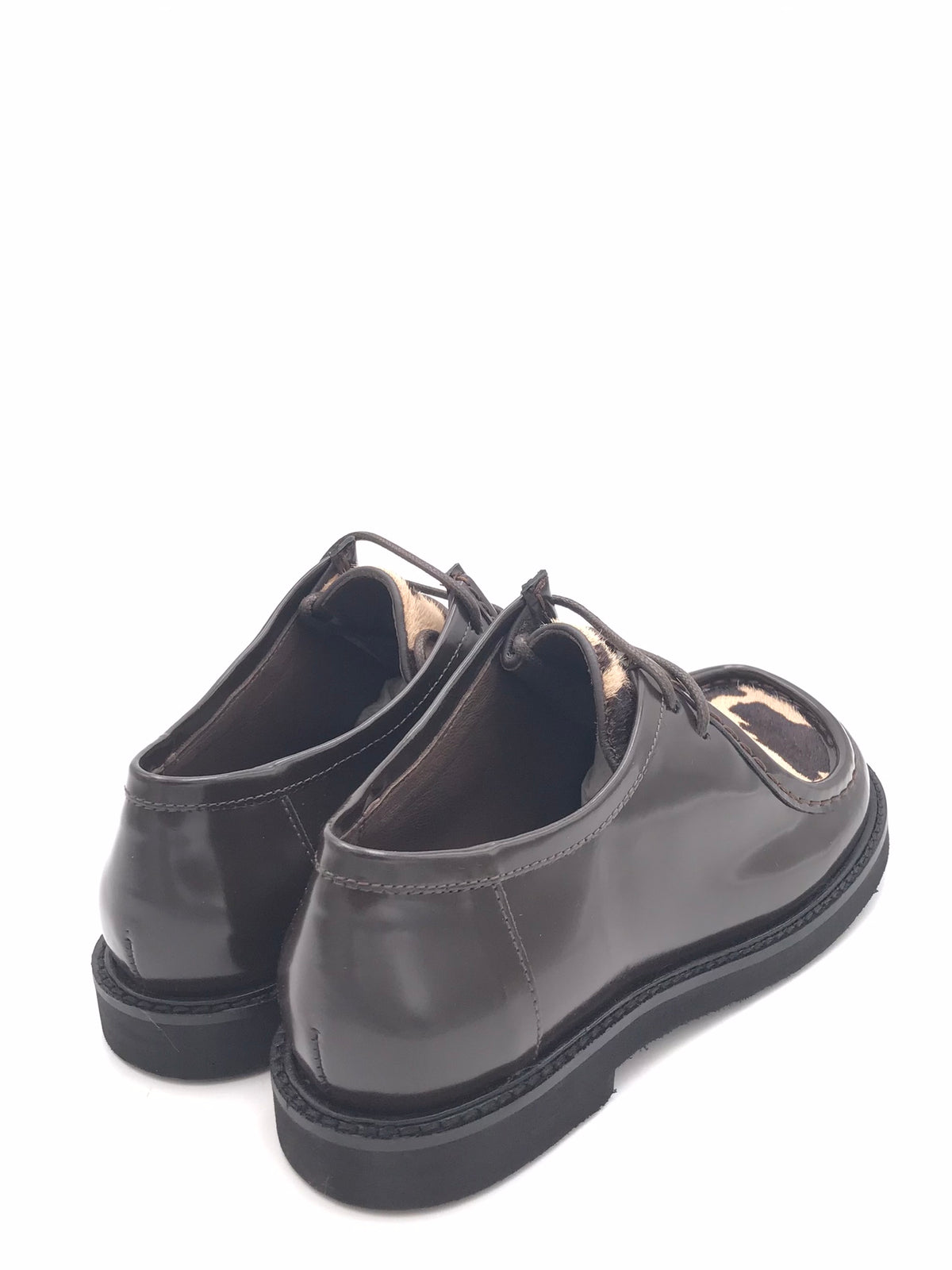 Scarpa ingegnere allacciata Oliver testa di moro 9730 TESTA DI MORO ZULIAN 