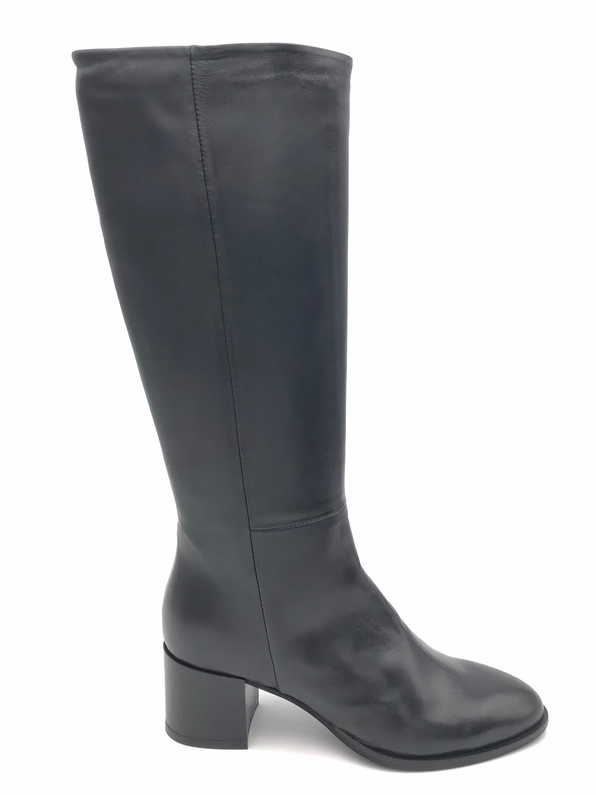 Stivale Ginevra in pelle nera MS029 NERO ZULIAN 