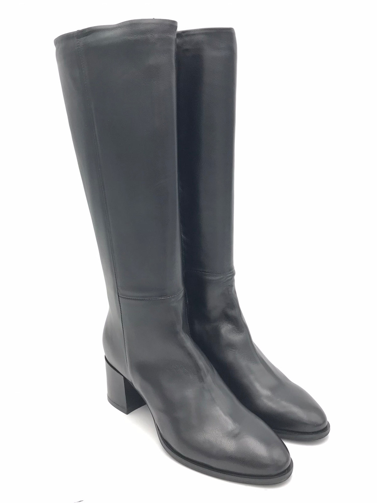 Stivale Ginevra in pelle nera MS029 NERO ZULIAN 