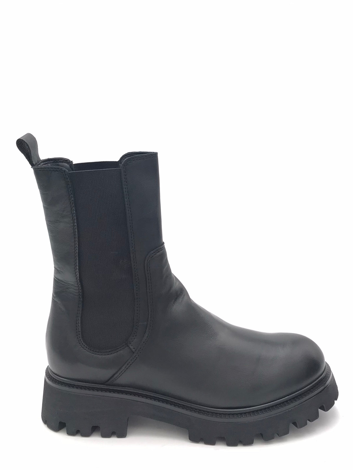 Boot Sidney in pelle nera PL64061 NERO ZULIAN 