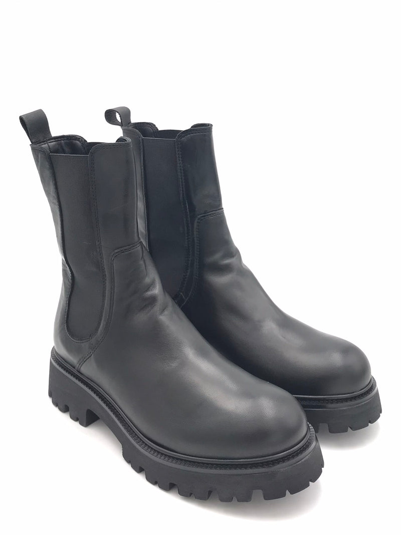 Boot Sidney in pelle nera PL64061 NERO ZULIAN 