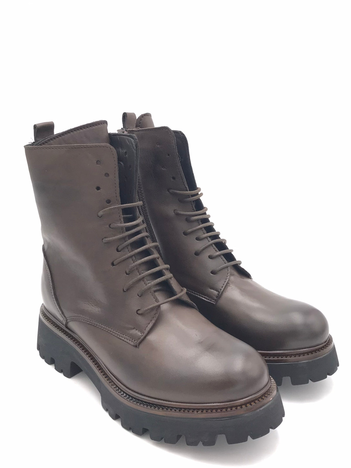 Anfibio Sidney in pelle marrone PL64965 MARRONE ZULIAN 