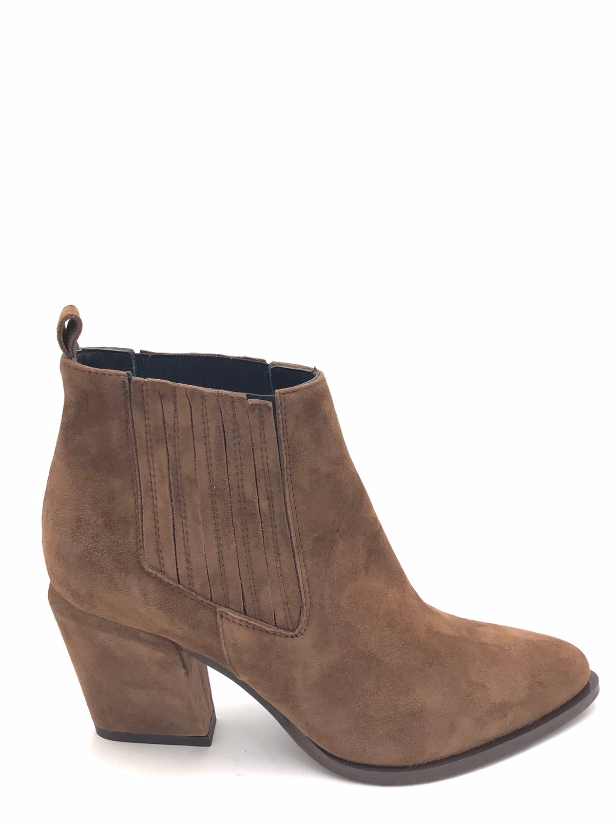 Tronchetto Texas in camoscio marrone SR1025 MARRONE ZULIAN 