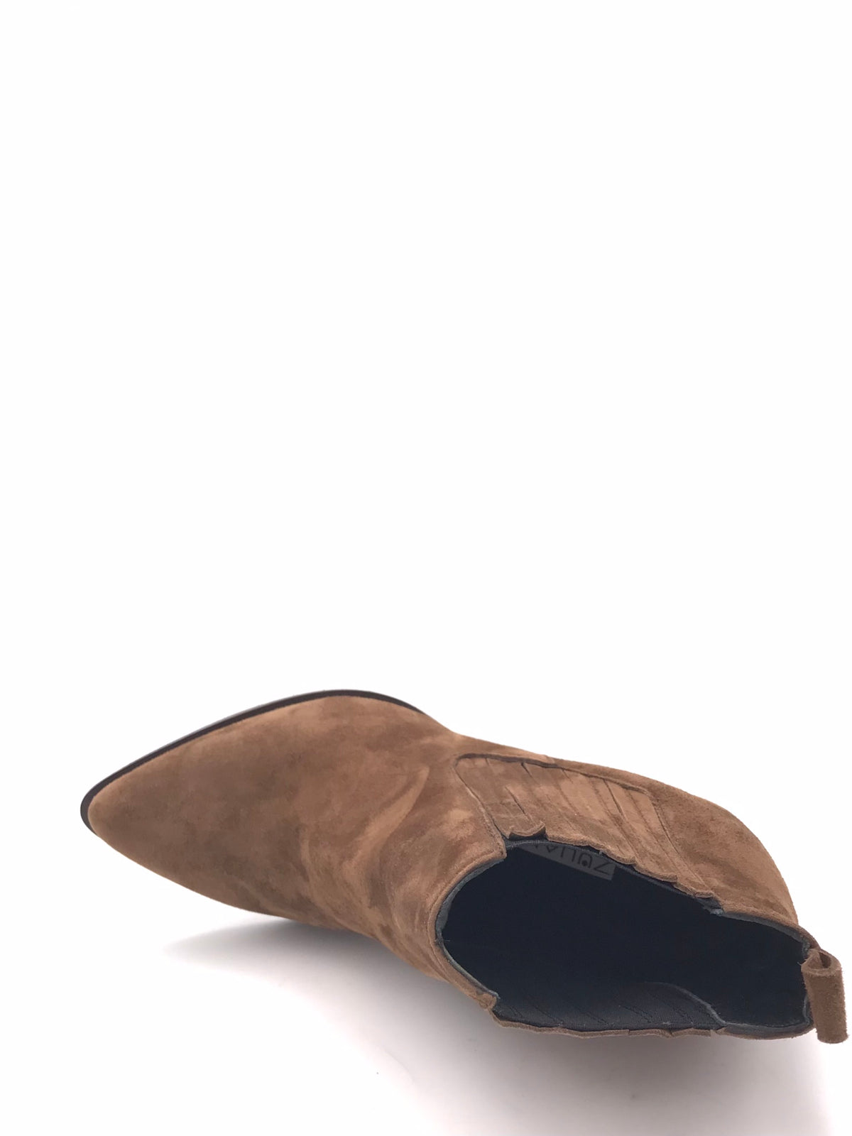 Tronchetto Texas in camoscio marrone SR1025 MARRONE ZULIAN 