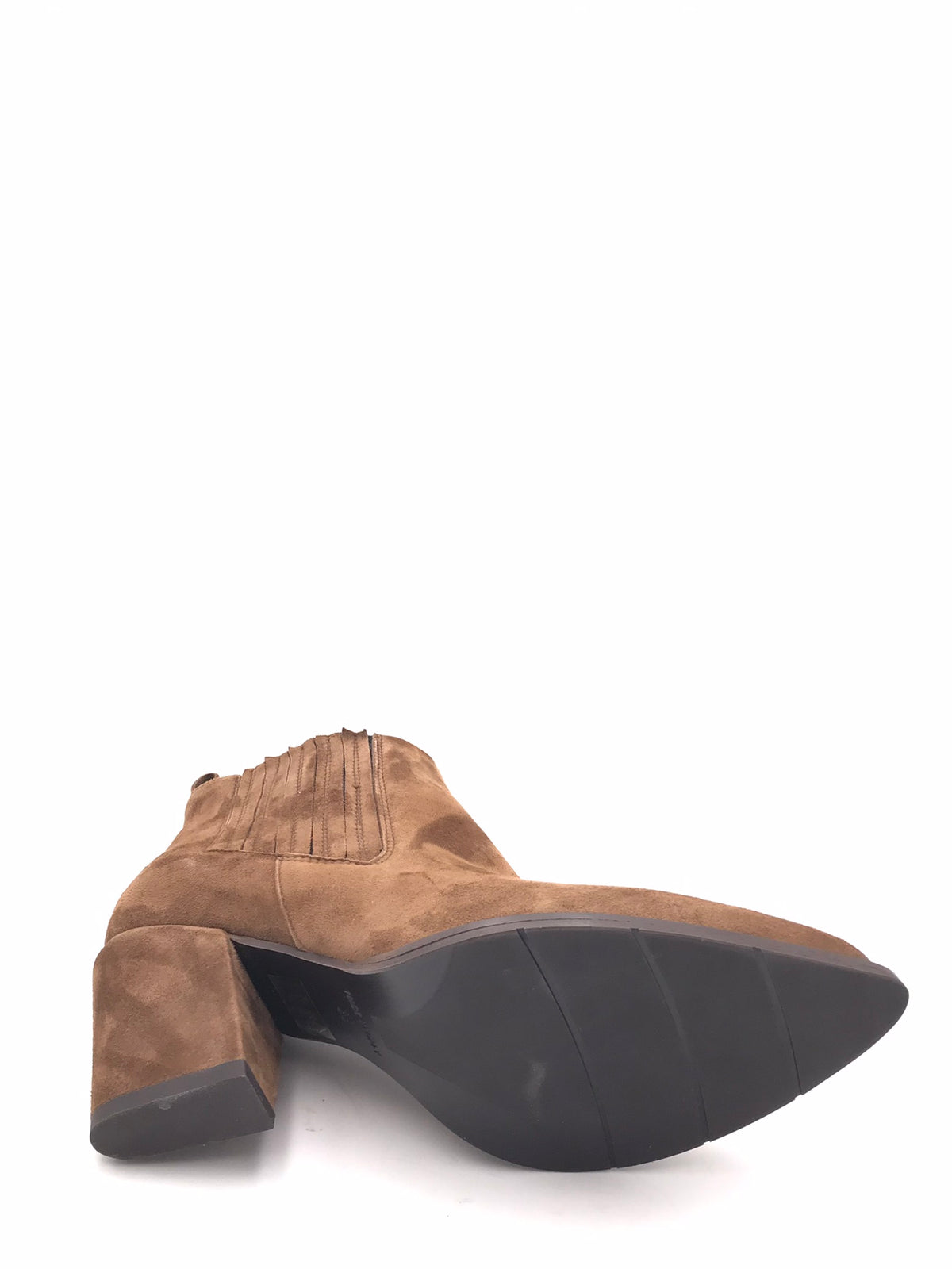 Tronchetto Texas in camoscio marrone SR1025 MARRONE ZULIAN 