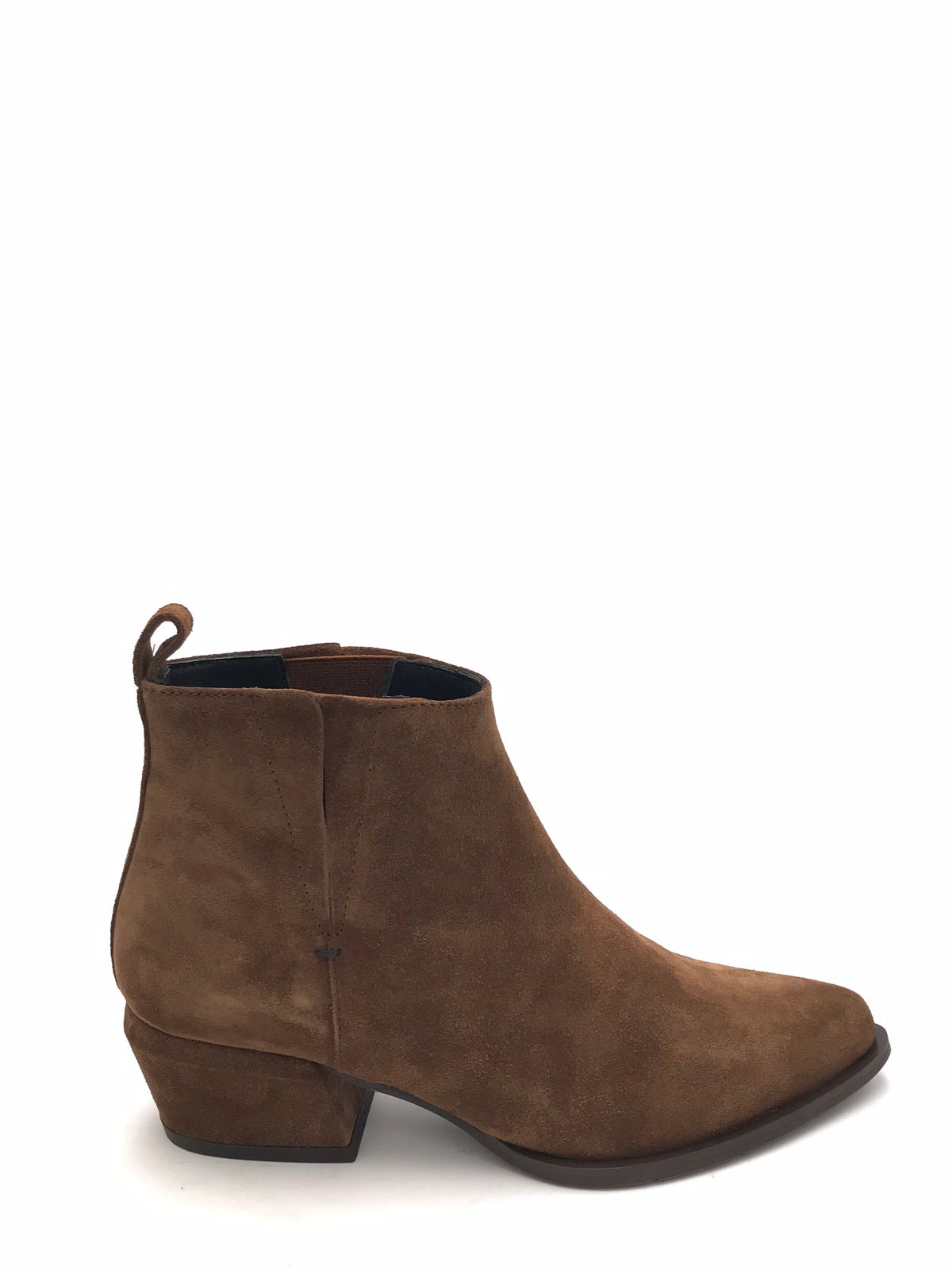 Tronchetto Texas in camoscio marrone SR1065 MARRONE ZULIAN 