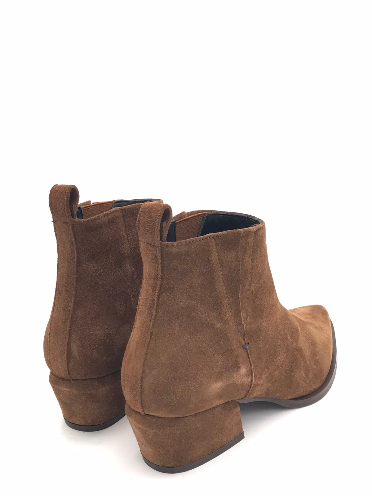 Tronchetto Texas in camoscio marrone SR1065 MARRONE ZULIAN 