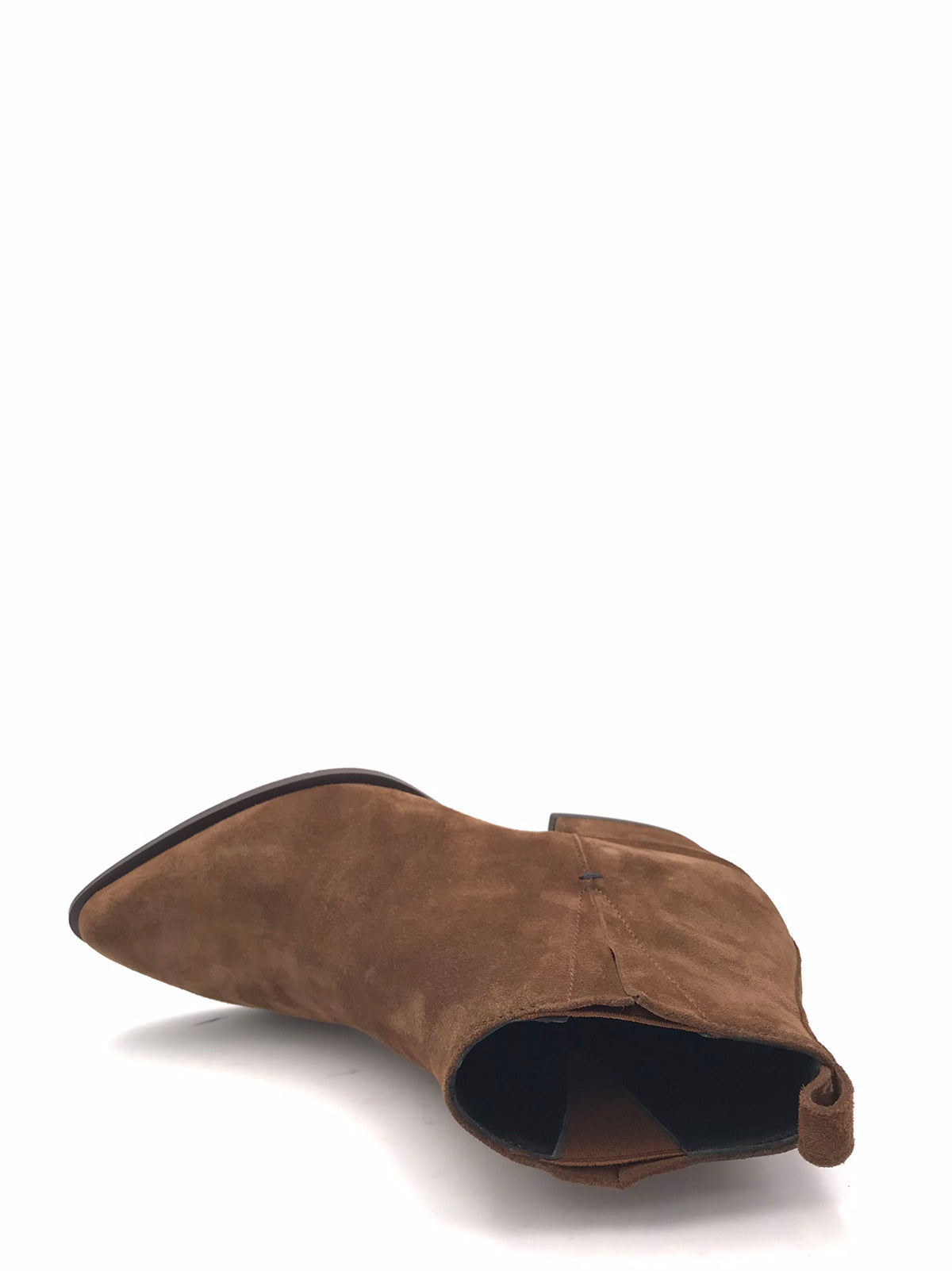 Tronchetto Texas in camoscio marrone SR1065 MARRONE ZULIAN 