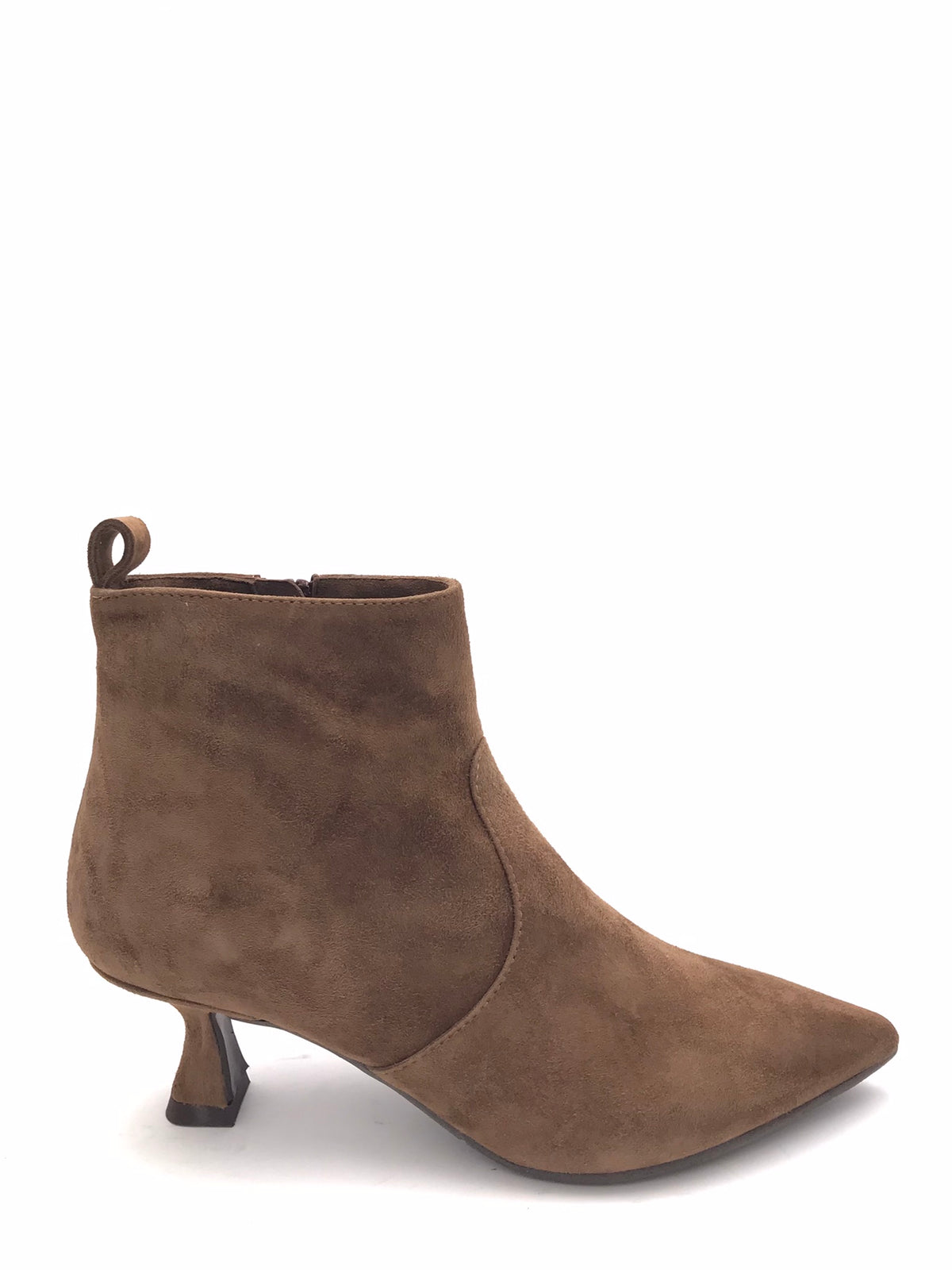 Tronchetto Agata in camoscio marrone SR2604 MARRONE ZULIAN 