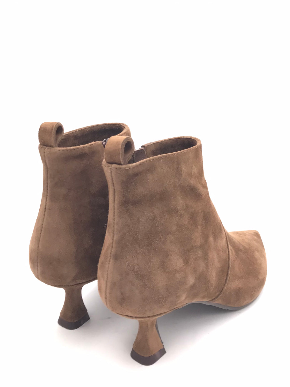 Tronchetto Agata in camoscio marrone SR2604 MARRONE ZULIAN 