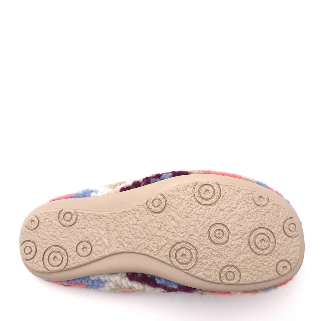 Ciabatta Faye beige-multi