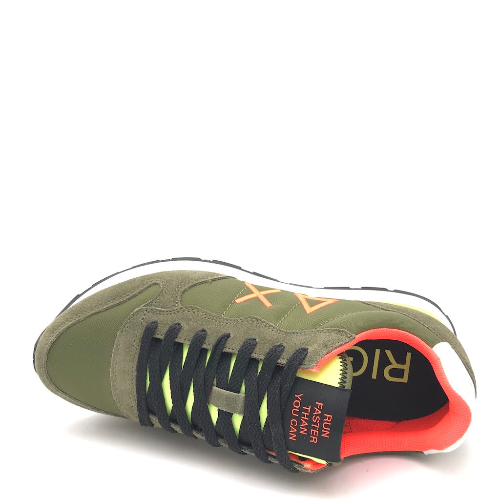 Sneakers Tom fluo militare
