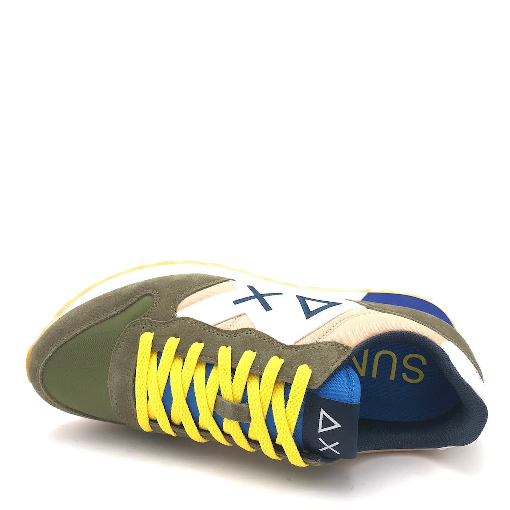 Sneakers Jaki bicolor militare-beige