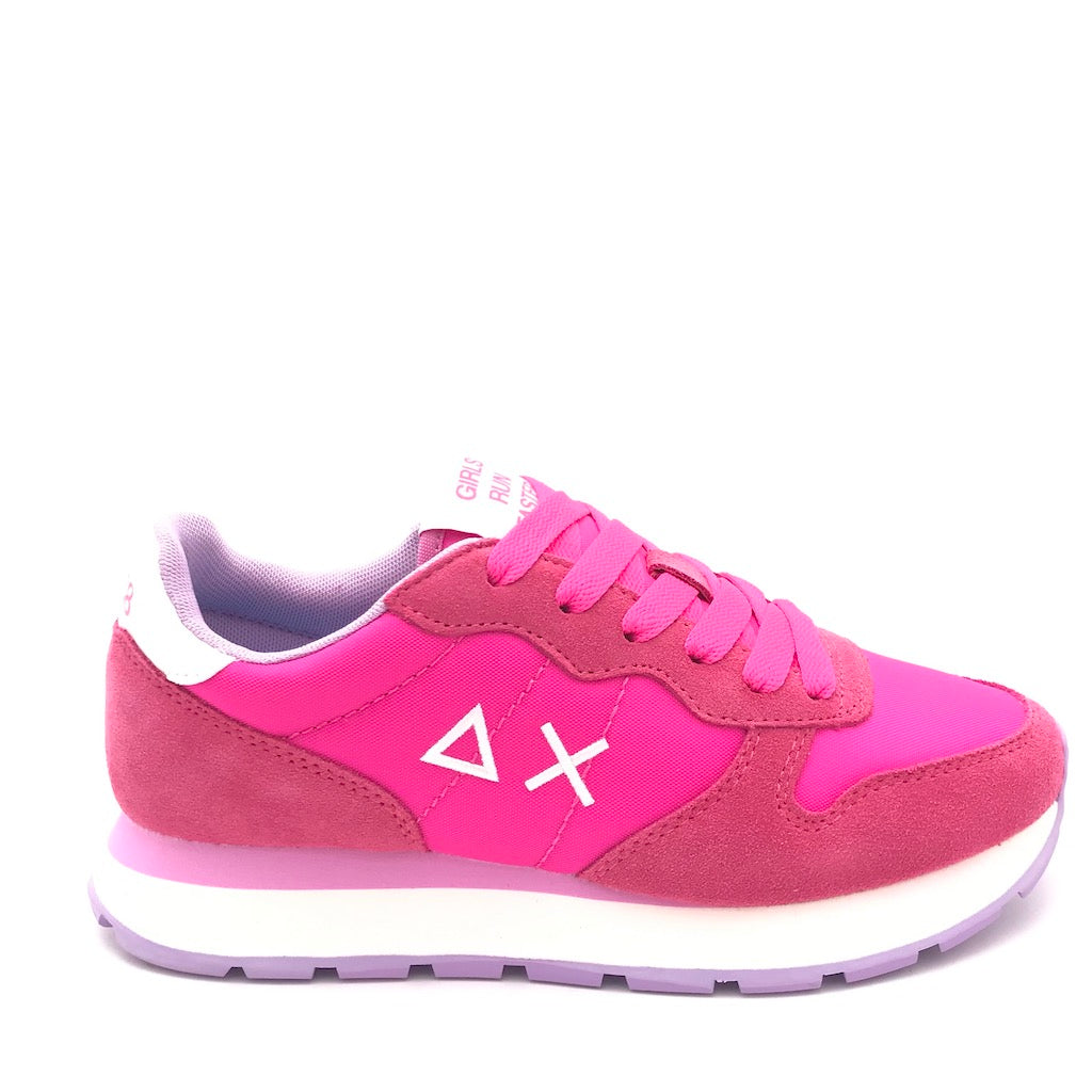 Sneakers Ally solid nylon fuxia