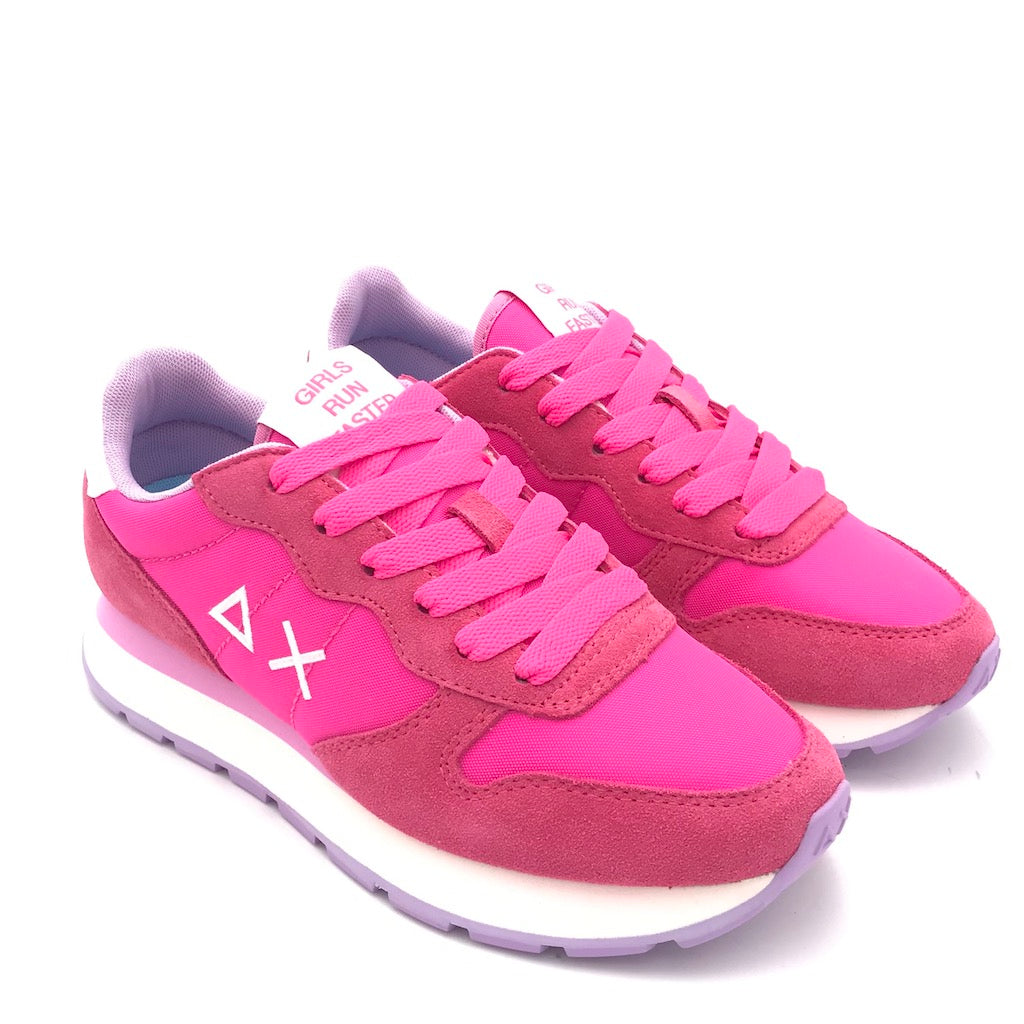 Sneakers Ally solid nylon fuxia
