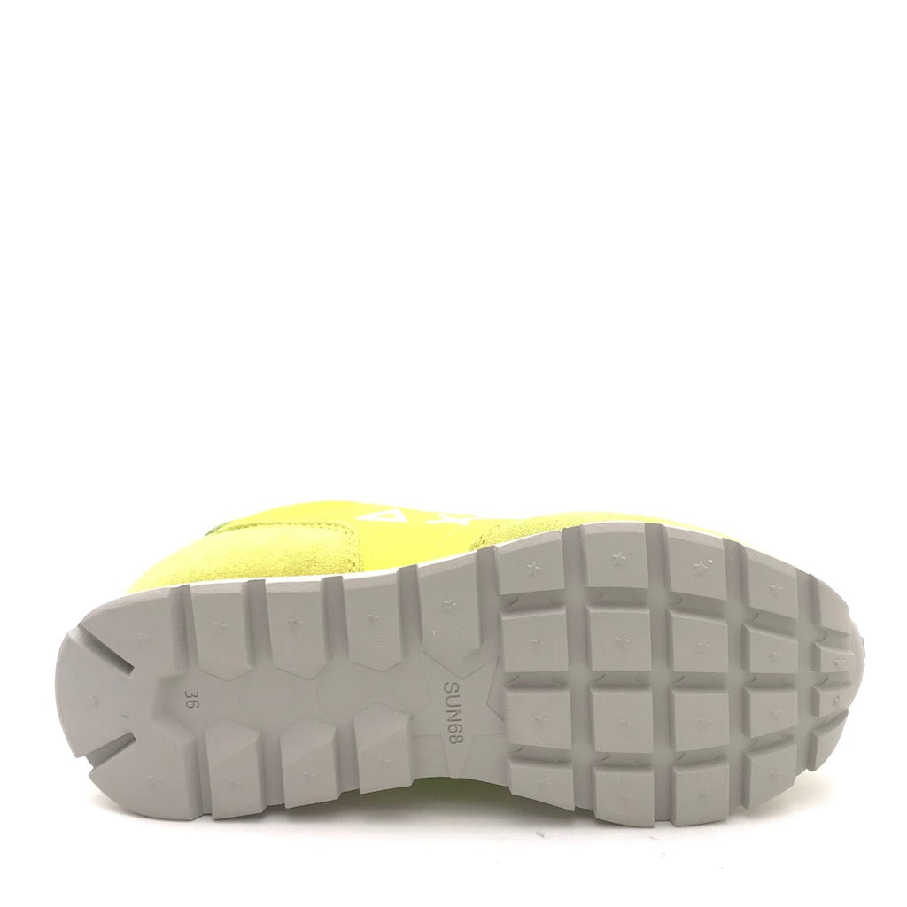 Sneakers Ally solid nylon lime
