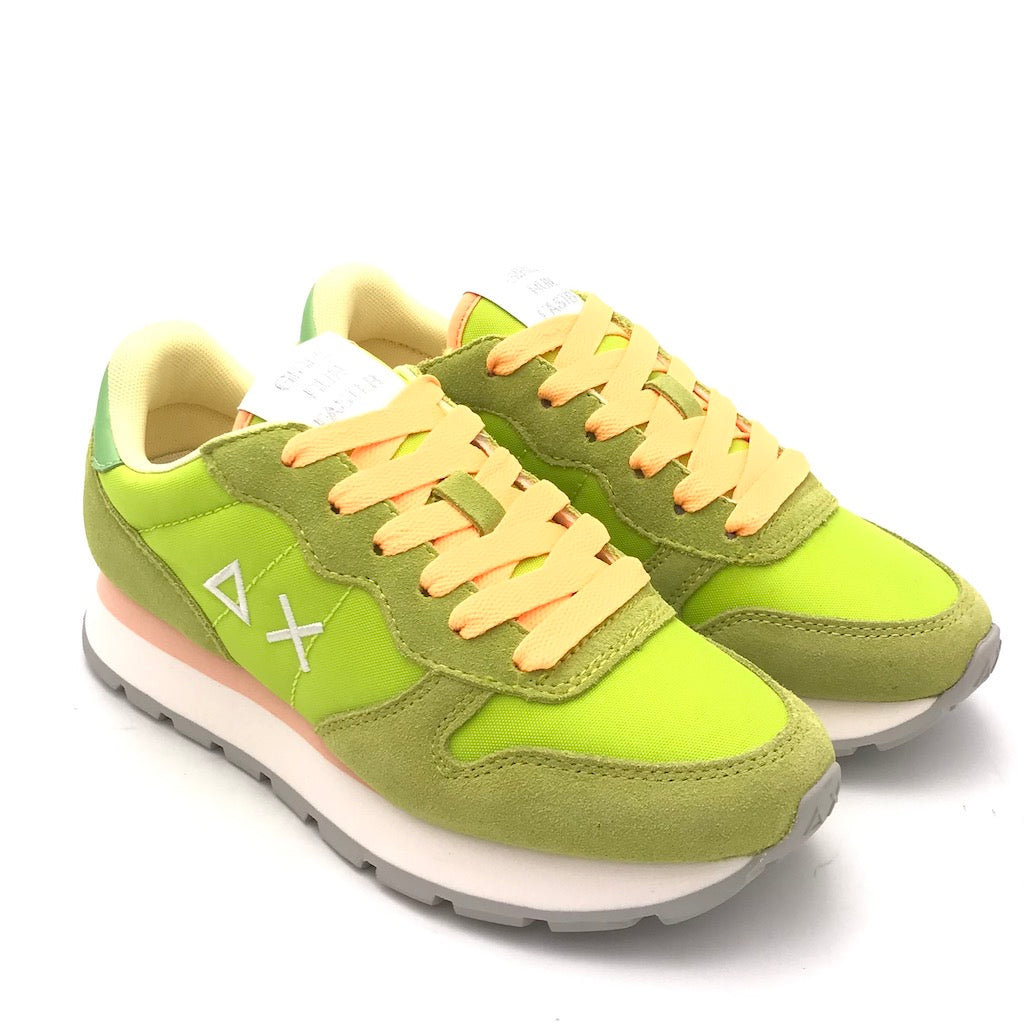 Sneakers Ally solid nylon lime