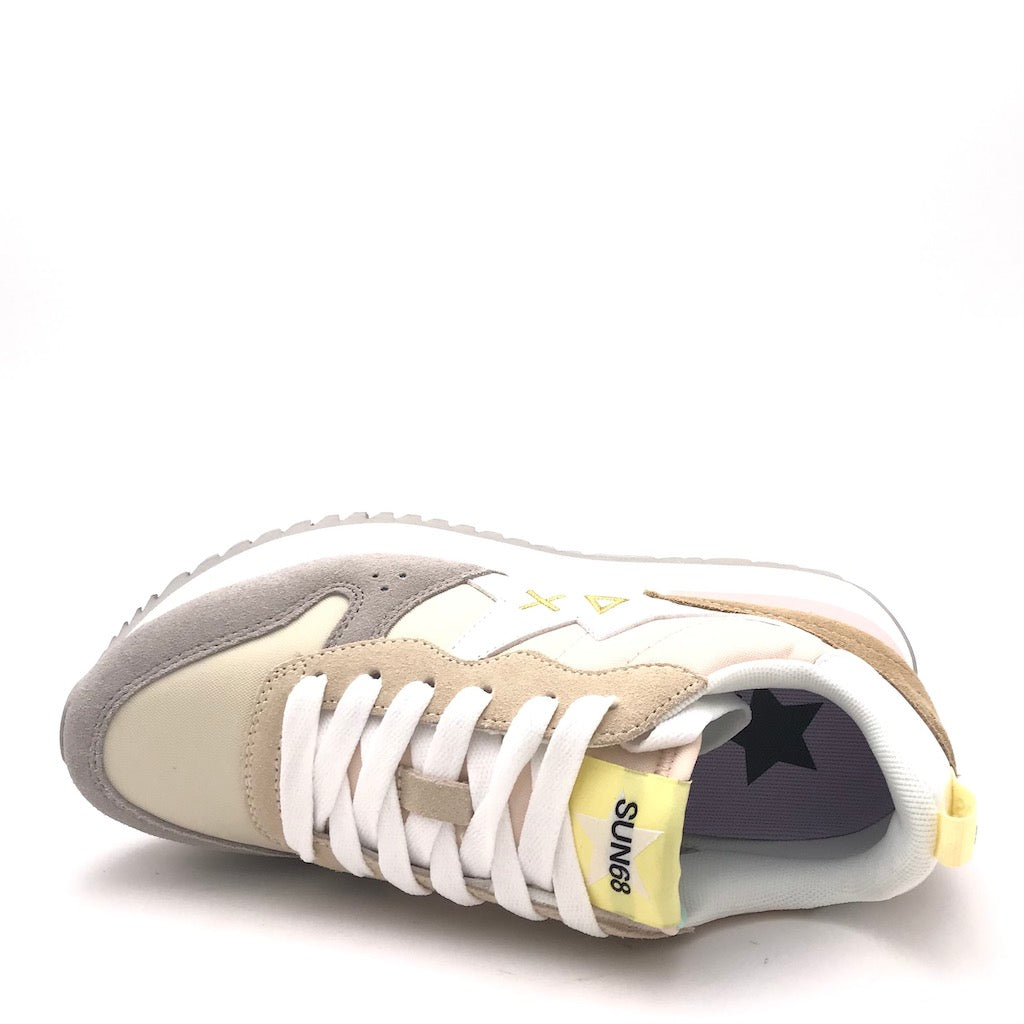 Sneakers Stargirl multicolor bianco-panna