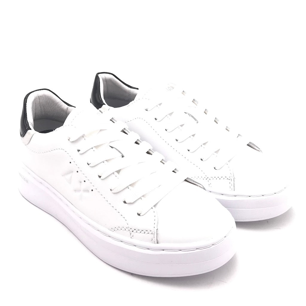 Sneakers Grace leather bianco-nero