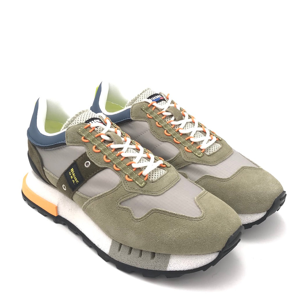 Sneakers Heron02 Ris military-grey