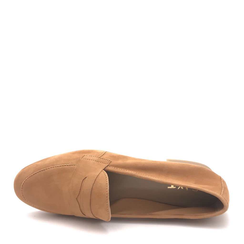 Mocassino Sixt velour tan