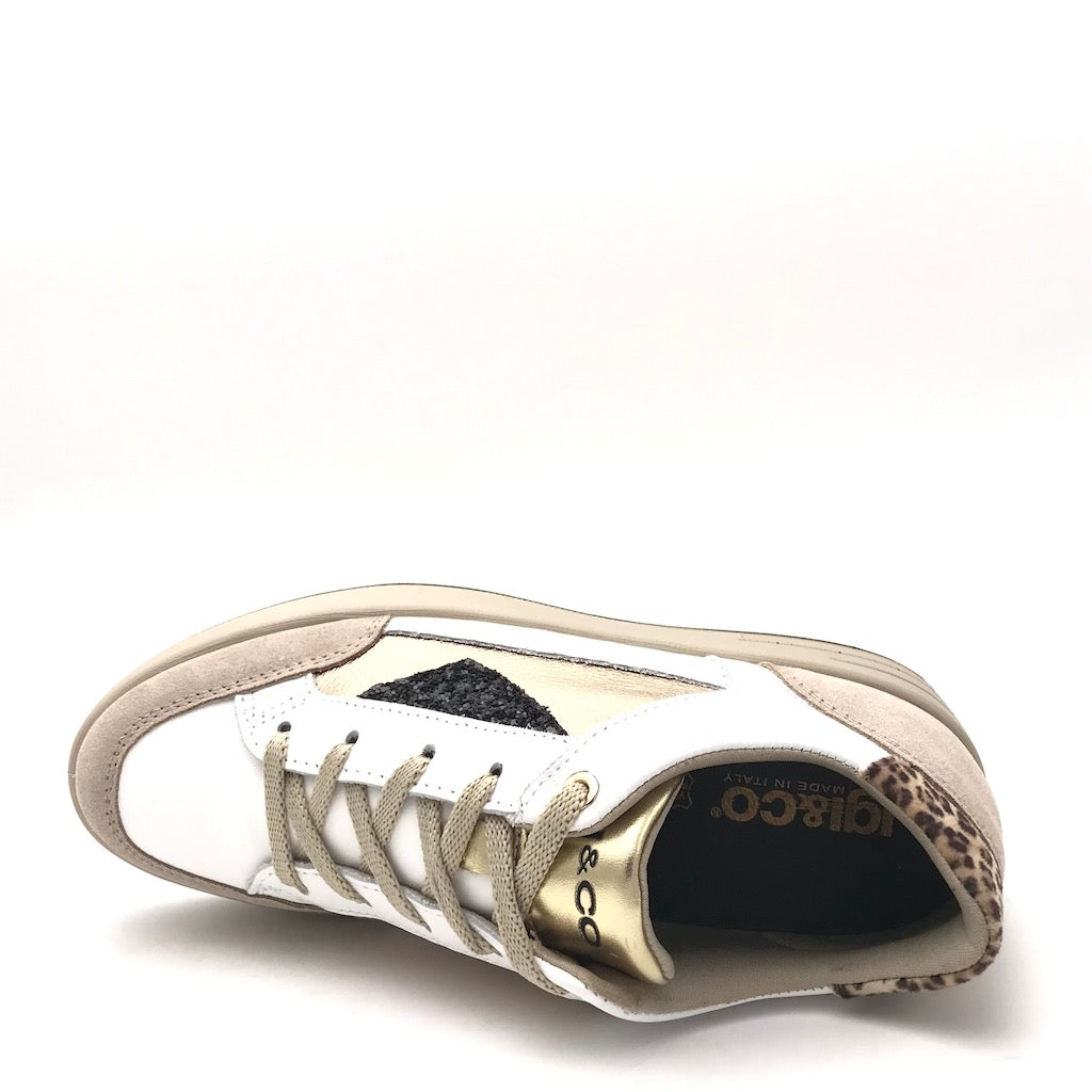 Sneakers Alina bianco-beige