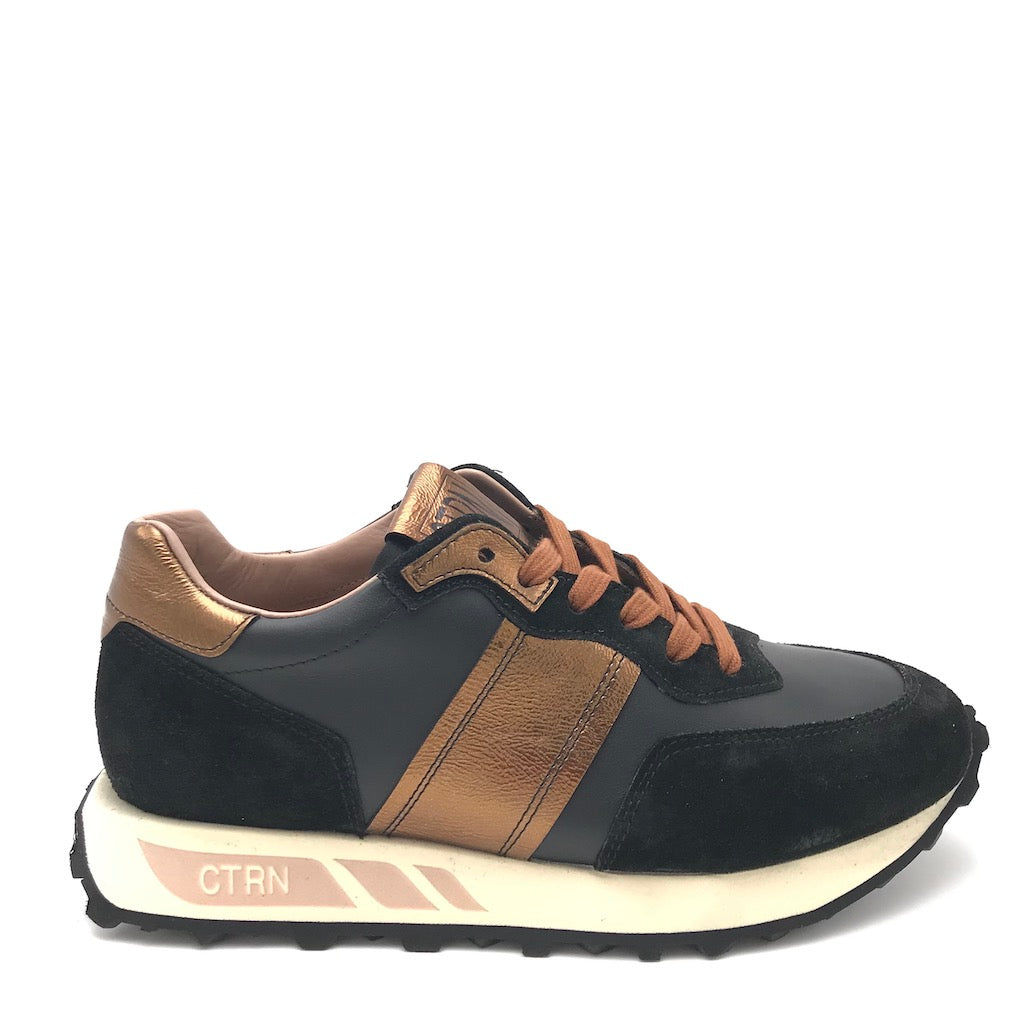 Sneakers running nero-bronzo