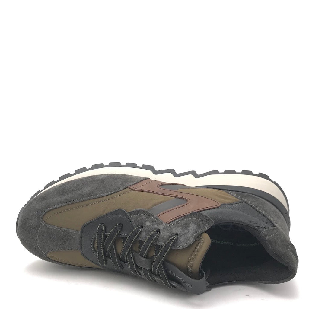 Sneakers Simply grigio-coffe