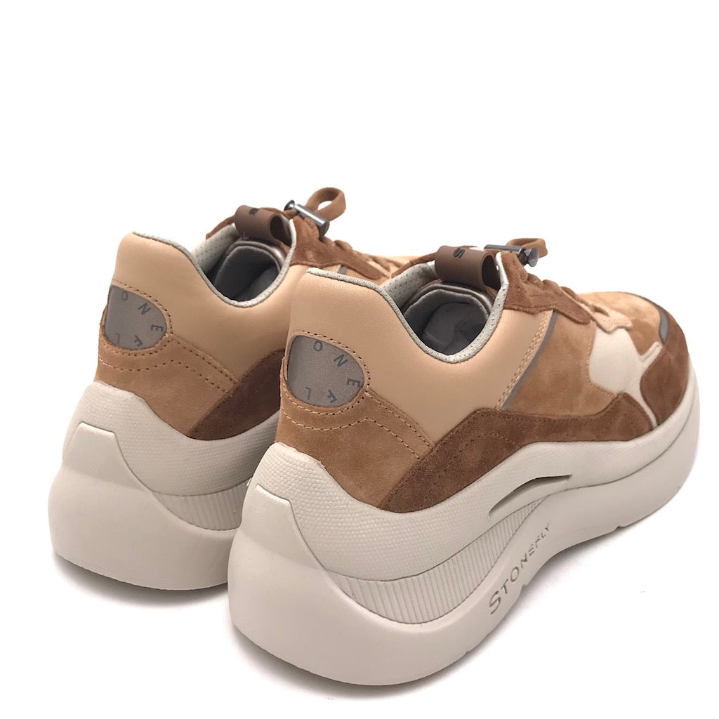 Sneakers Rocha cuoio-marrone