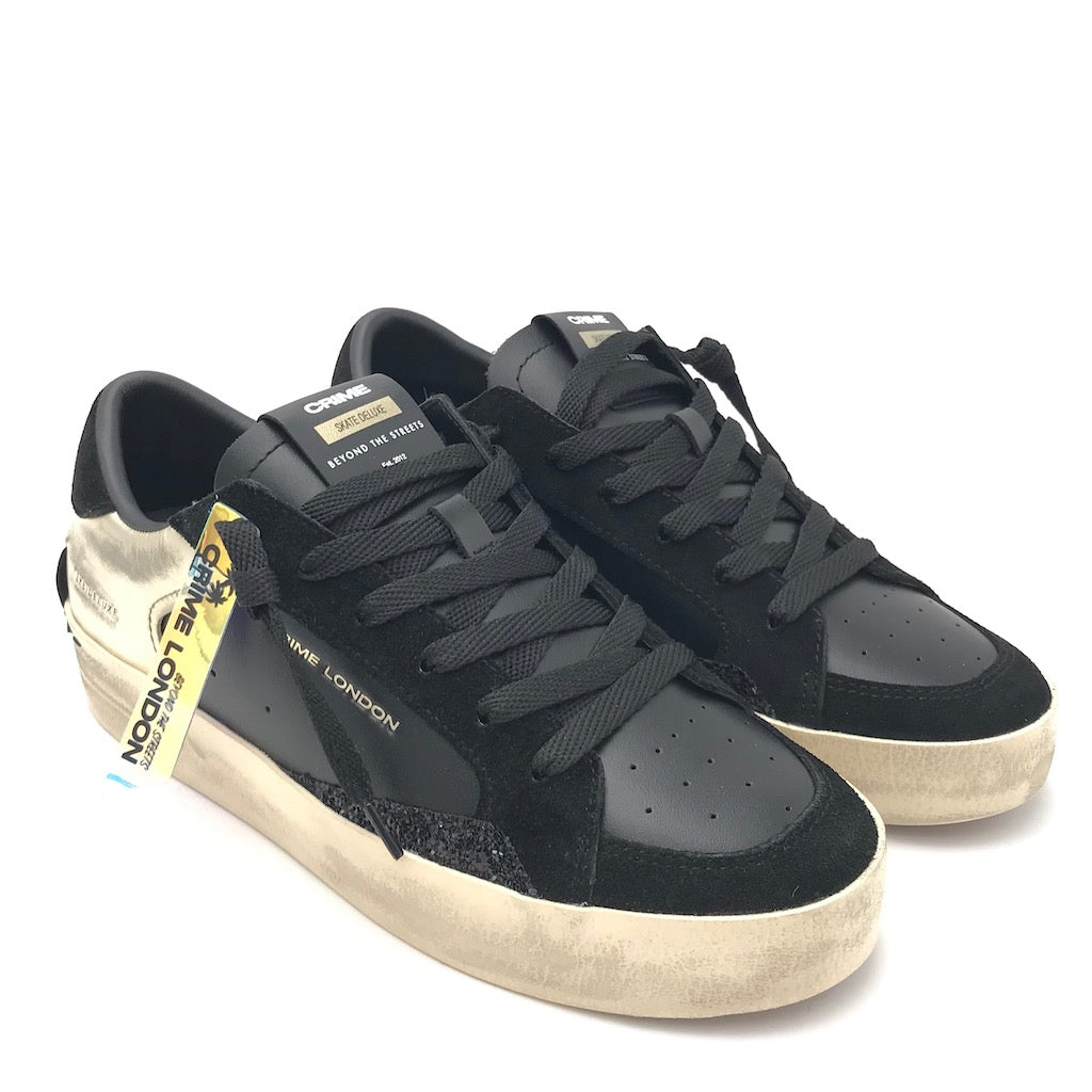 Sneakers SK8 Delux nera-oro