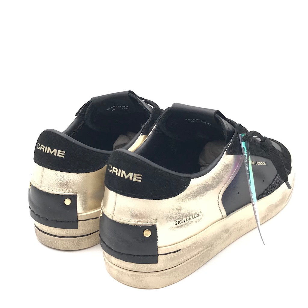 Sneakers SK8 Delux nera-oro